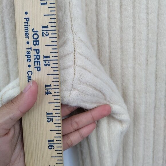 Weekend Stories Revolve Ribbed High-Rise Cozy Knitted Tapered Pants Medium Women - Picture 7 of 13